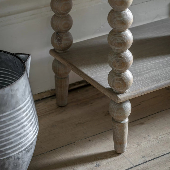 Artisan Oak Bobbin 2 Drawer Console Table