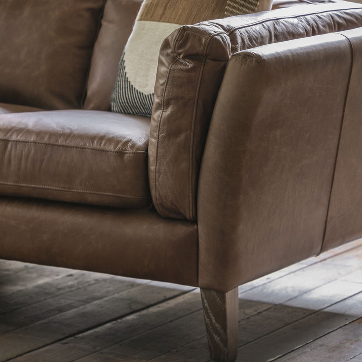 Ebury Vintage Leather 2 Seater Sofa