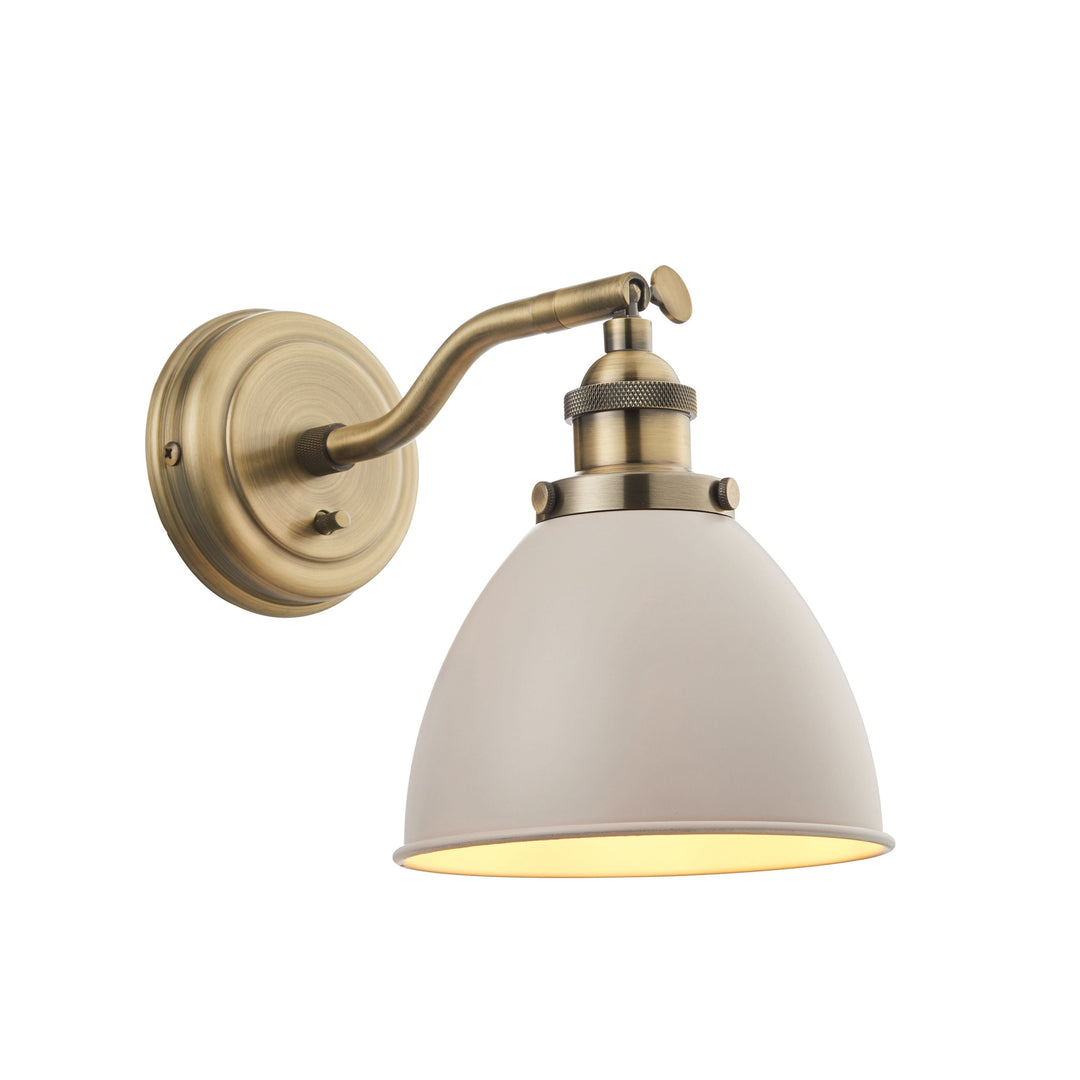 Hudson Wall Light | Bronze & Taupe