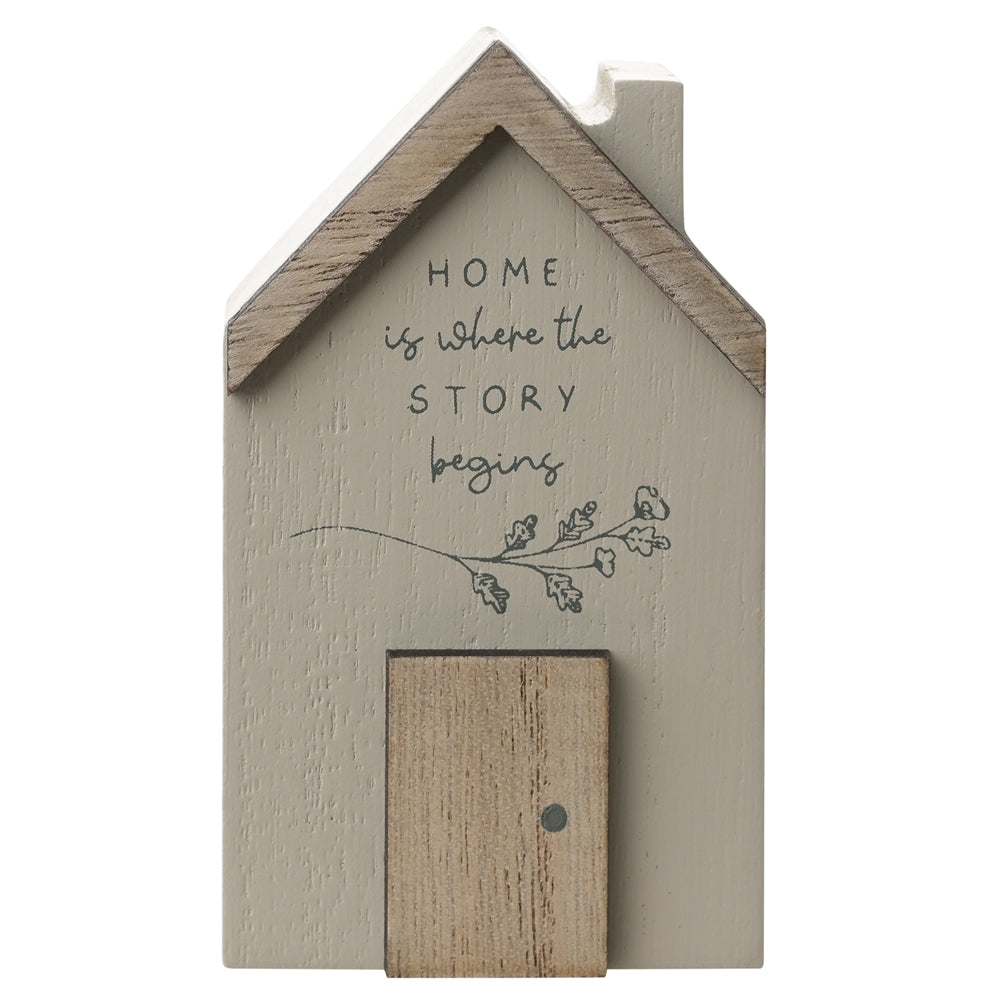 Moments House Plaque ornament - Home Story 9cm