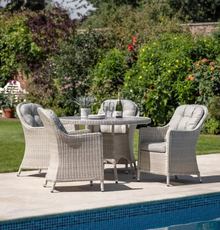 Holton 4 Seater Round Dining Set