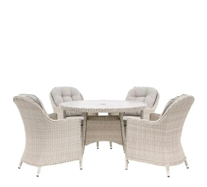 Holton 4 Seater Round Dining Set
