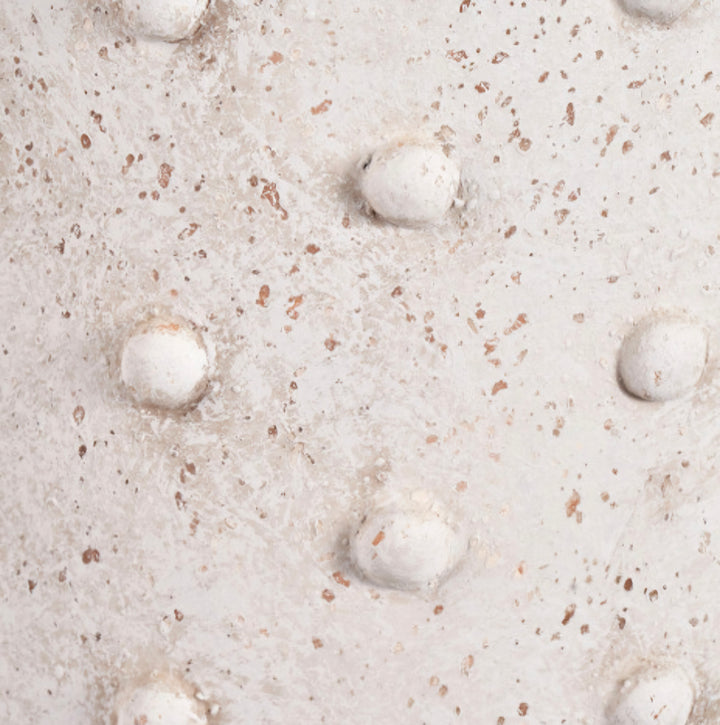 Kali Textured Dot Light Grey Stoneware Table Lamp Base