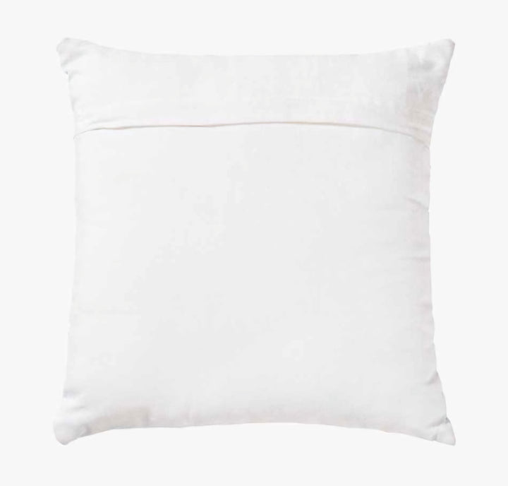 Indoor Outdoor Taupe and White Moroccan Design Scatter Cushion