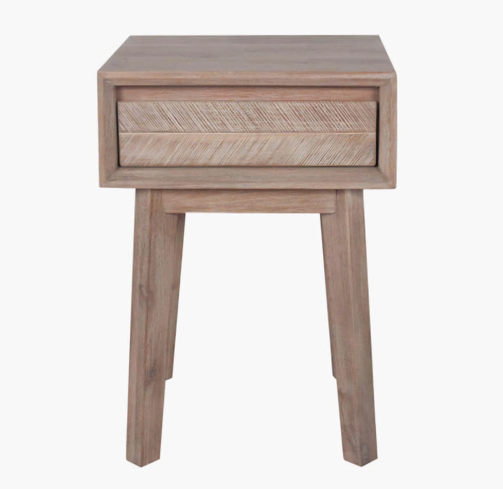 Kalmar Sand Wash Acacia Wood 1 Drawer Unit