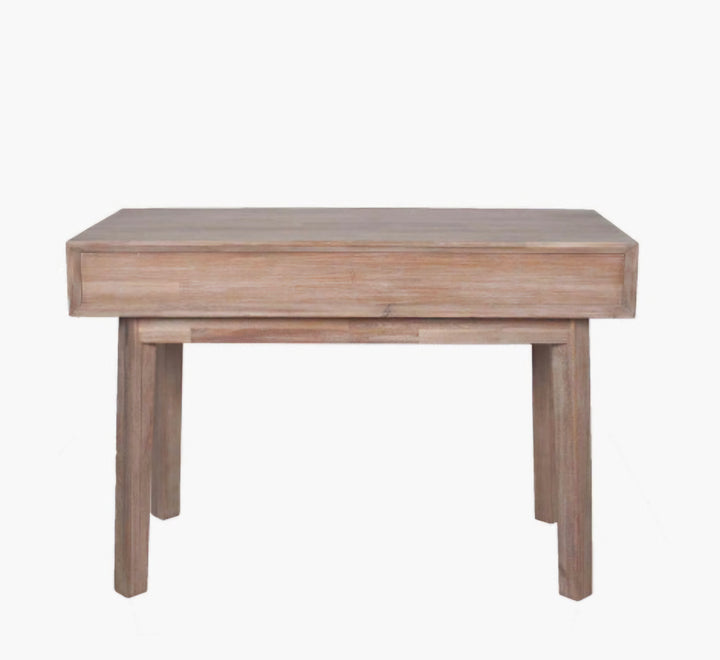 Kalmar Sand Wash Acacia Wood 2 Drawer Desk