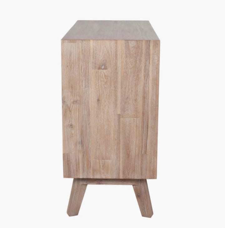 Kalmar Sand Wash Acacia Wood 3 Drawer Unit