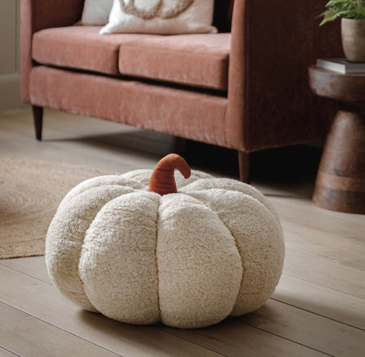 Boucle Pumpkin Super Soft Floor Cushion