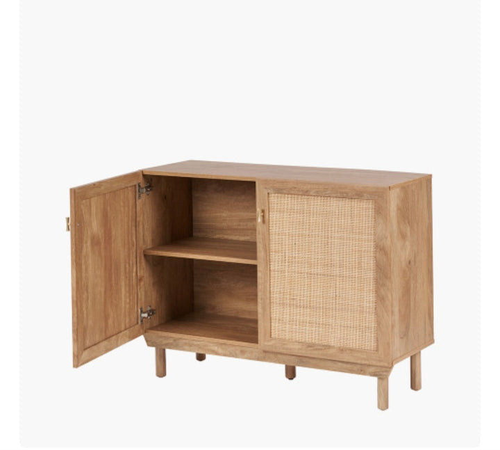 Henrik Natural Rattan 2 Door Cabinet