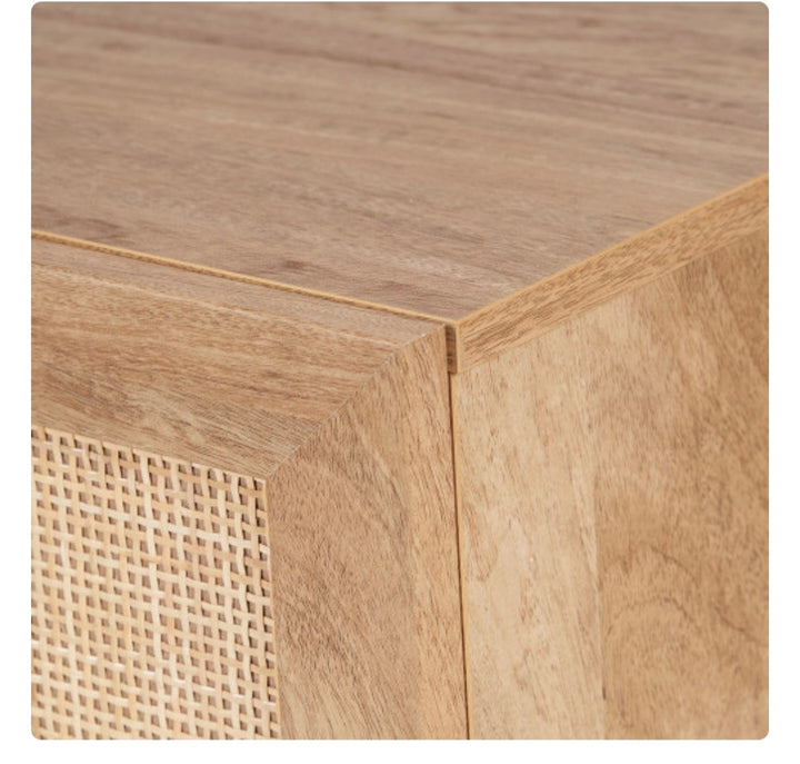 Henrik Natural Rattan 2 Door Cabinet