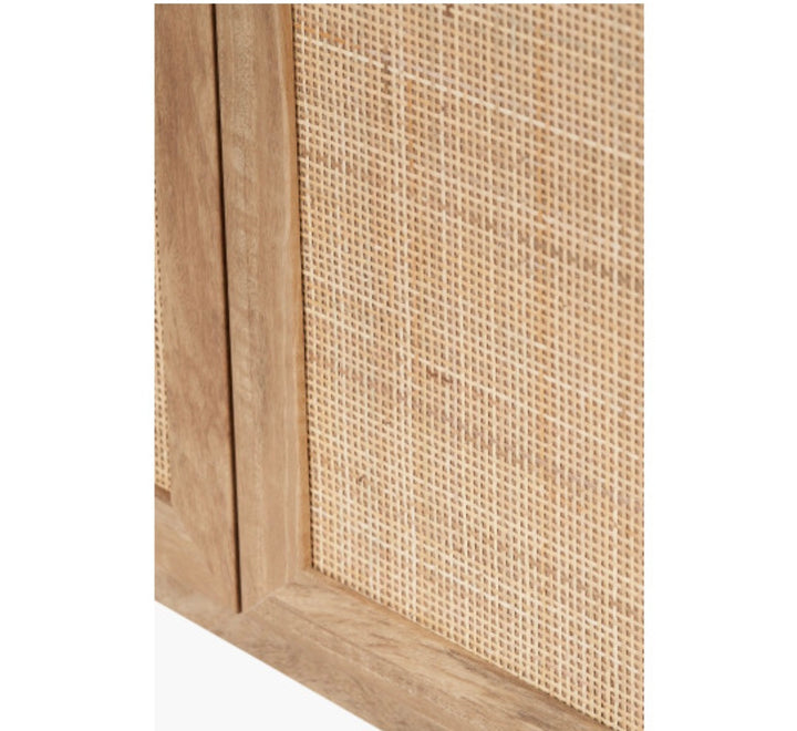 Henrik Natural Rattan 2 Door Cabinet