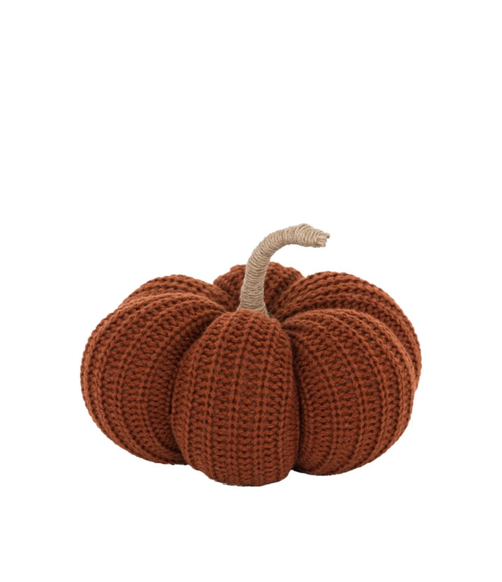 Autumn Knitted Pumpkin Rust