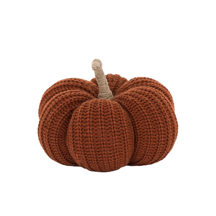 Autumn Knitted Pumpkin Rust