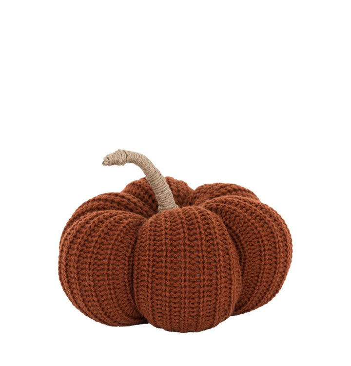Autumn Knitted Pumpkin Rust