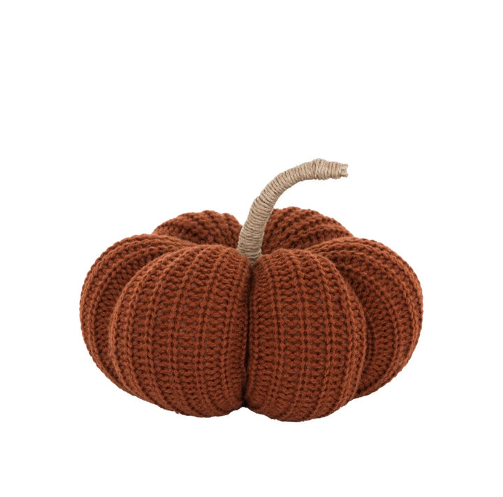 Autumn Knitted Pumpkin Rust