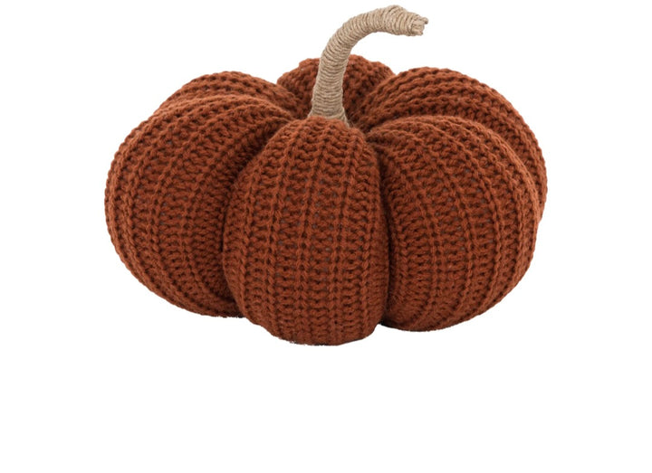 Autumn Knitted Pumpkin Rust