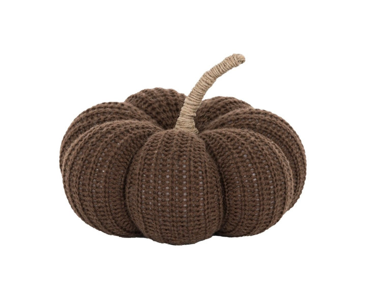 Autumn Knitted Pumpkin Brown