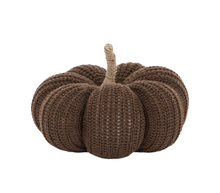 Autumn Knitted Pumpkin Brown