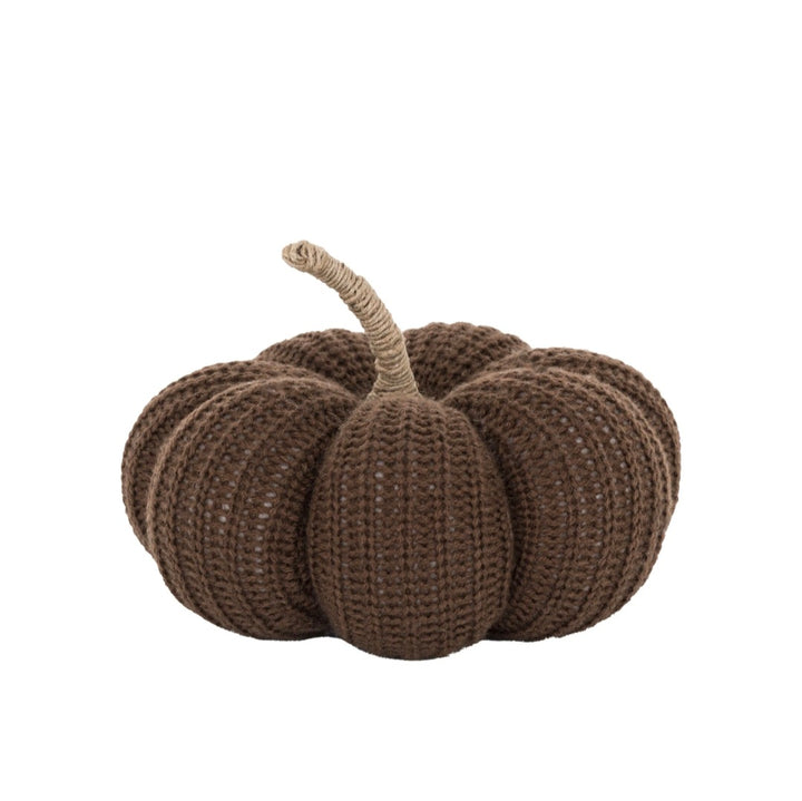 Autumn Knitted Pumpkin Brown