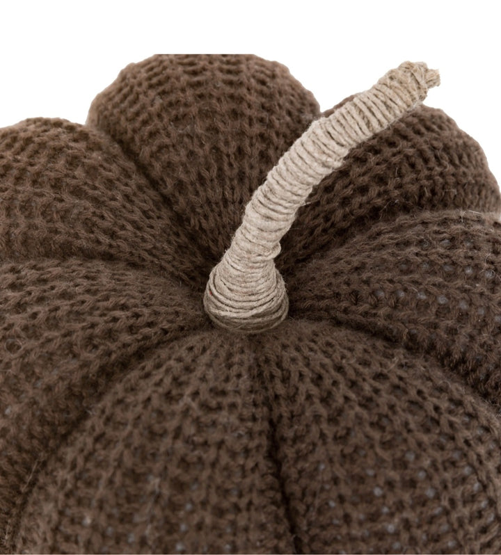 Autumn Knitted Pumpkin Brown
