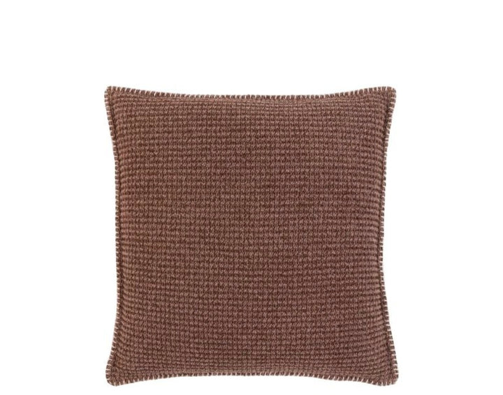 Alder Textured Cushion/Brown
