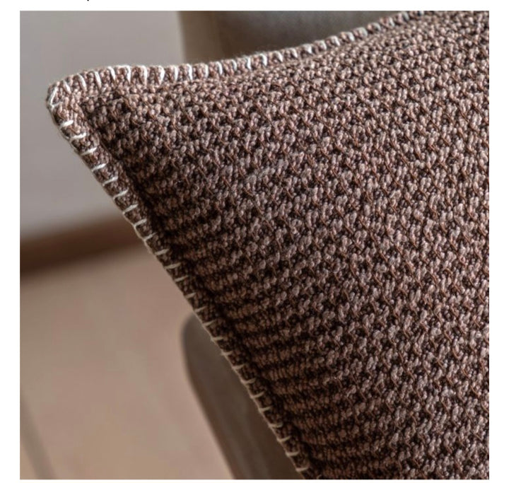 Alder Textured Cushion/Brown