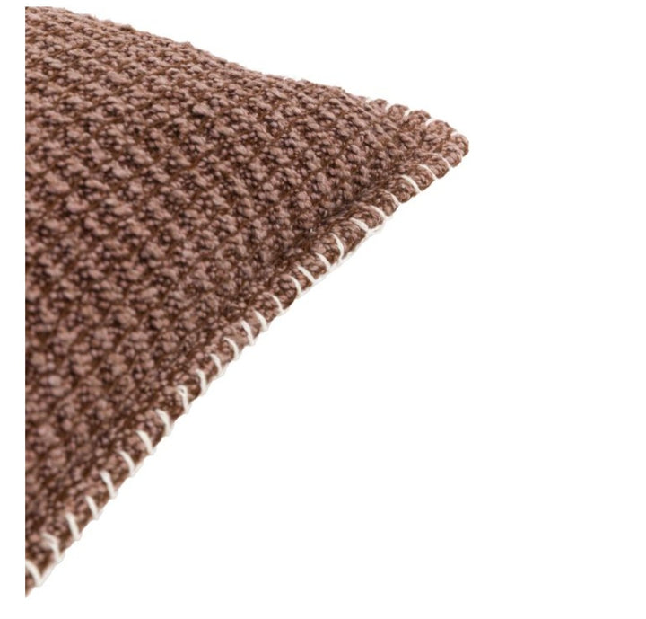 Alder Textured Cushion/Brown
