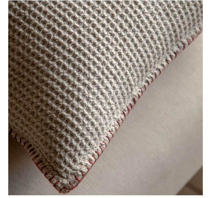 Alder Textured Cushion/Cream