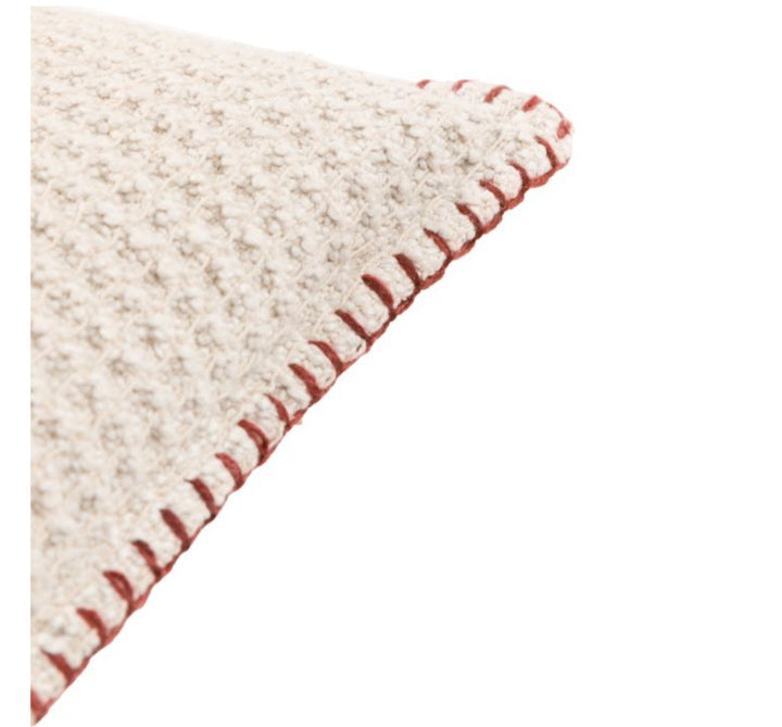 Alder Textured Cushion/Cream