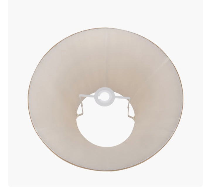 Garbo 45cm Gold Silk Mix Pinch Pleat Tapered Lampshade