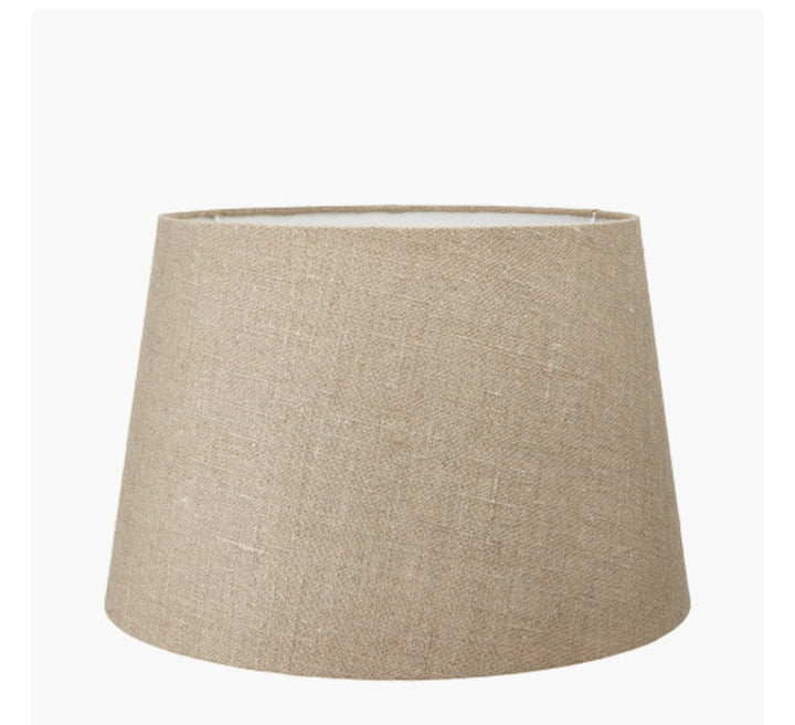 Milos 35cm Natural Linen Tapered Lampshade