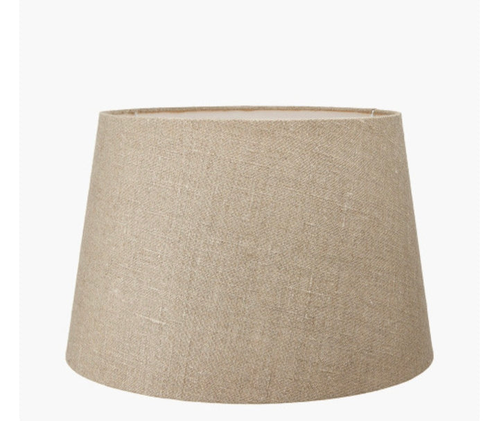 Milos 35cm Natural Linen Tapered Lampshade