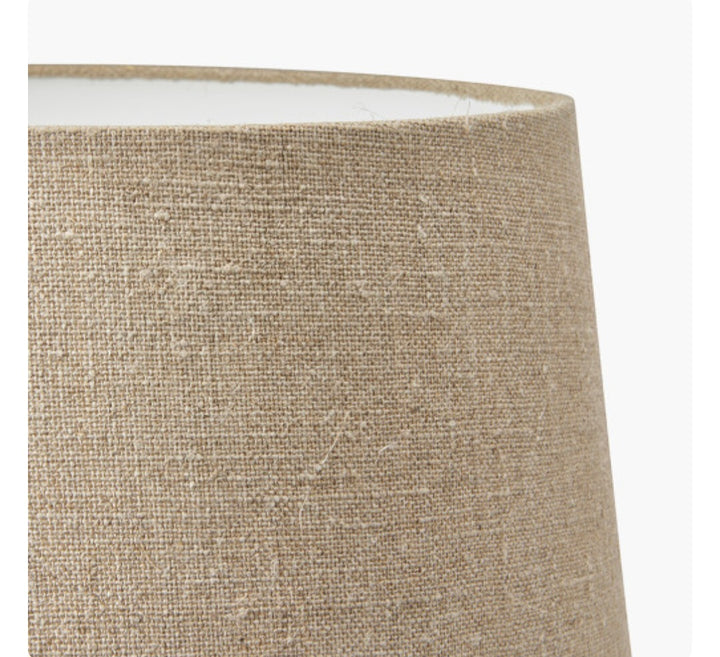 Milos 35cm Natural Linen Tapered Lampshade