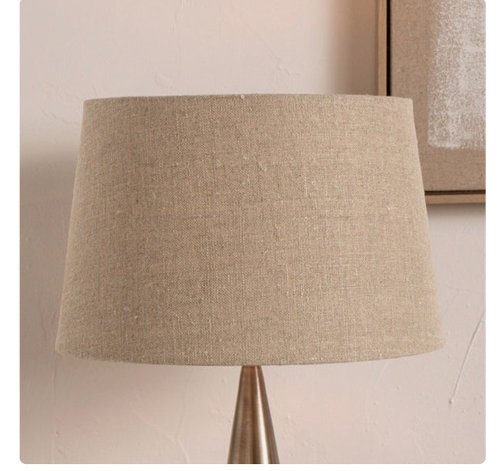 Milos 35cm Natural Linen Tapered Lampshade