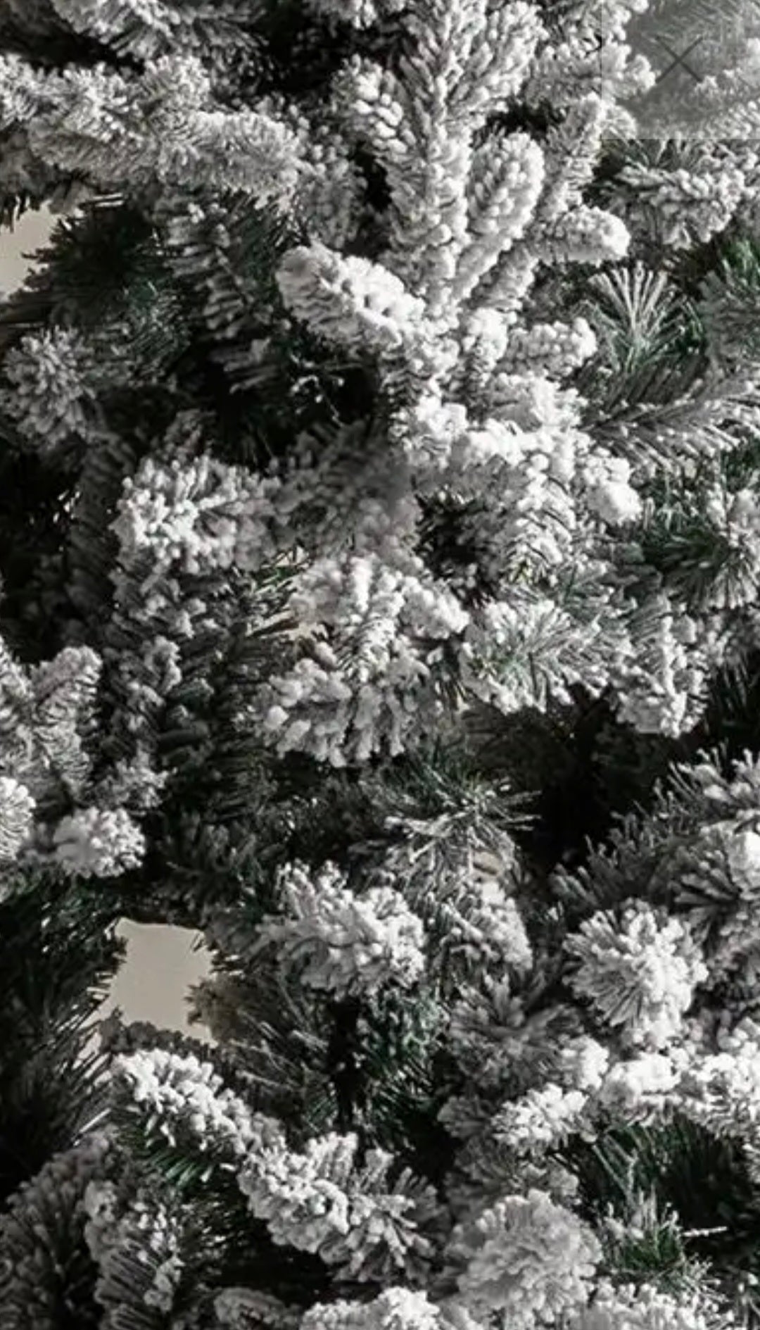 Snowy Mountain Christmas Tree Green 6ft