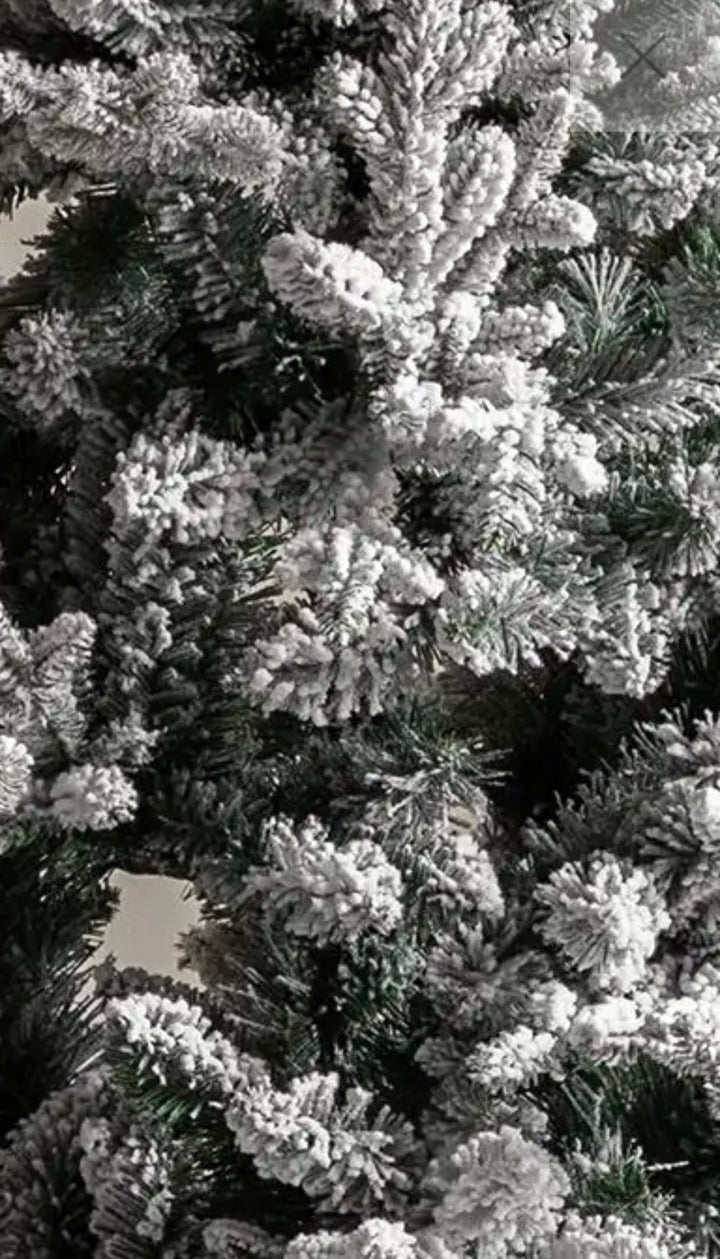 Snowy Mountain Christmas Tree Green 6ft