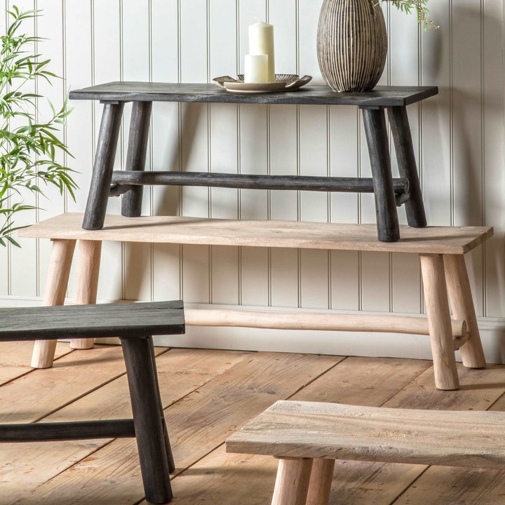 Albert Light Wooden Bench