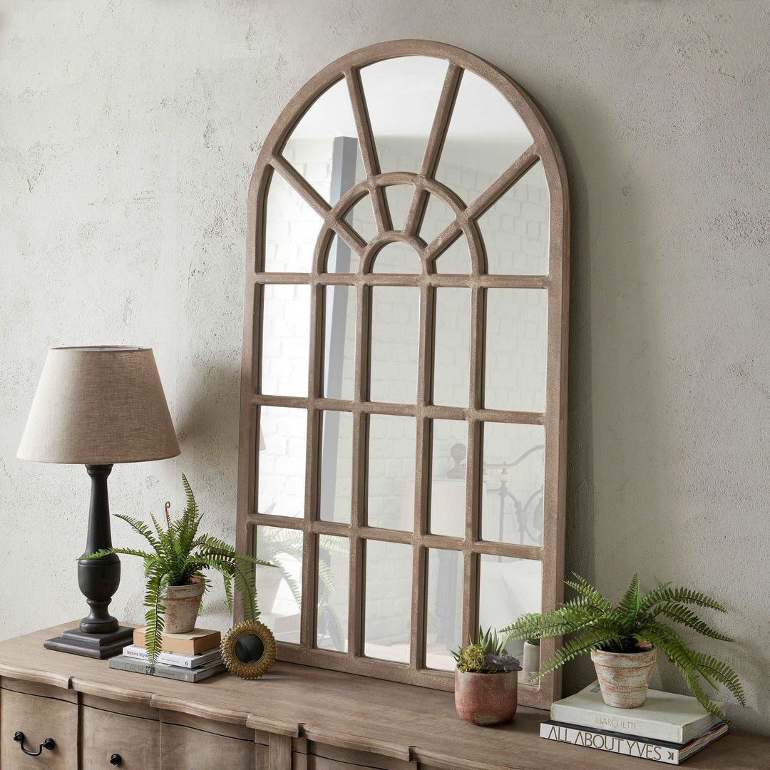 Bordeaux Collection Window Arched Mirror