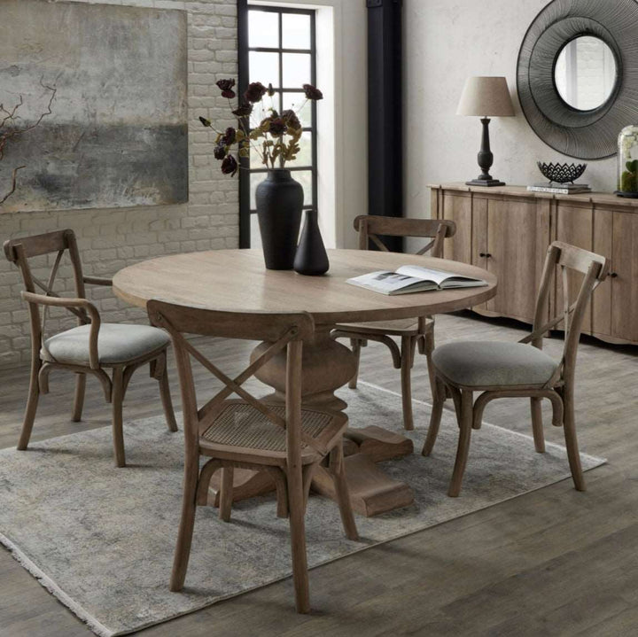 Bordeaux Collection Pedestal Dining Table