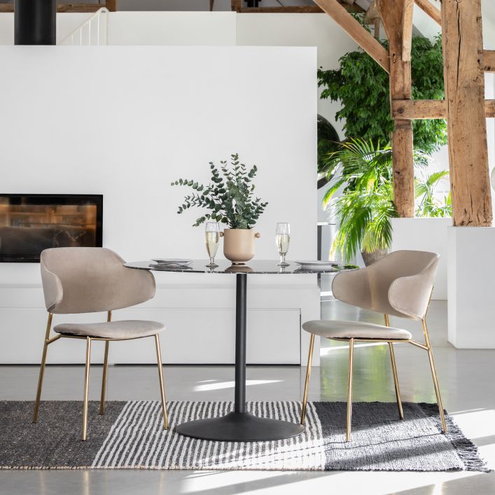 Whitehall Dining Chair Taupe (2pk)