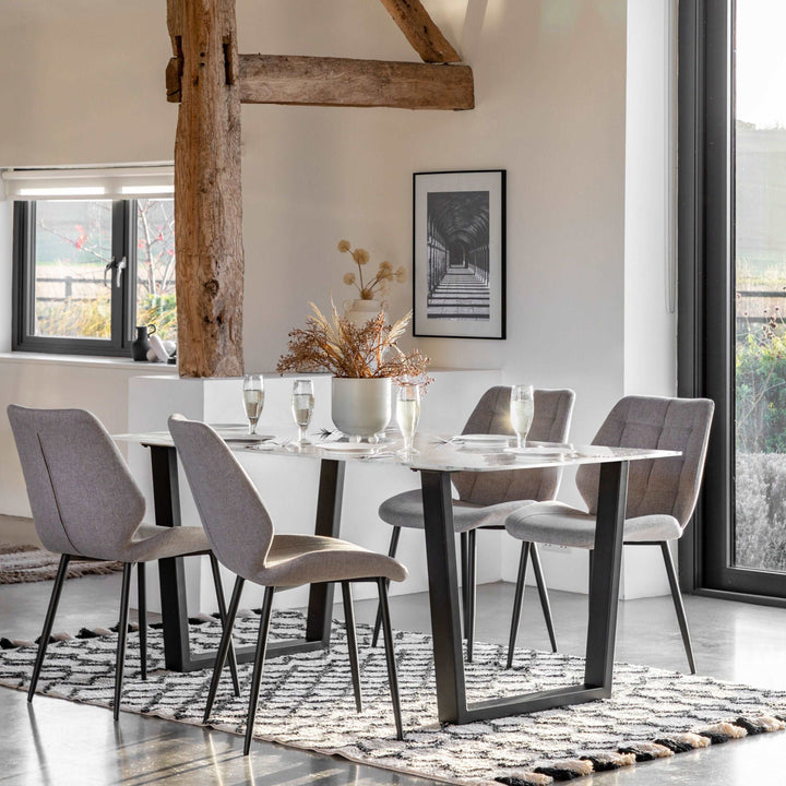 Dani Marble Style Dining Table
