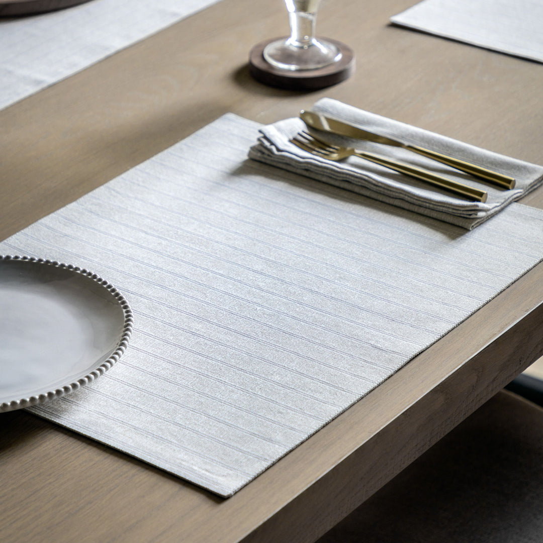 Natural Stripe Placemat (4pk)