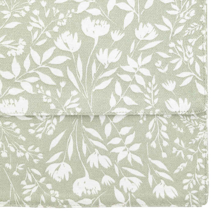 Sage Floral Table Runner