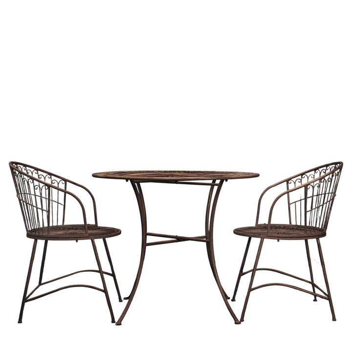 Siracusa 2 Seater Bistro Set | Noir