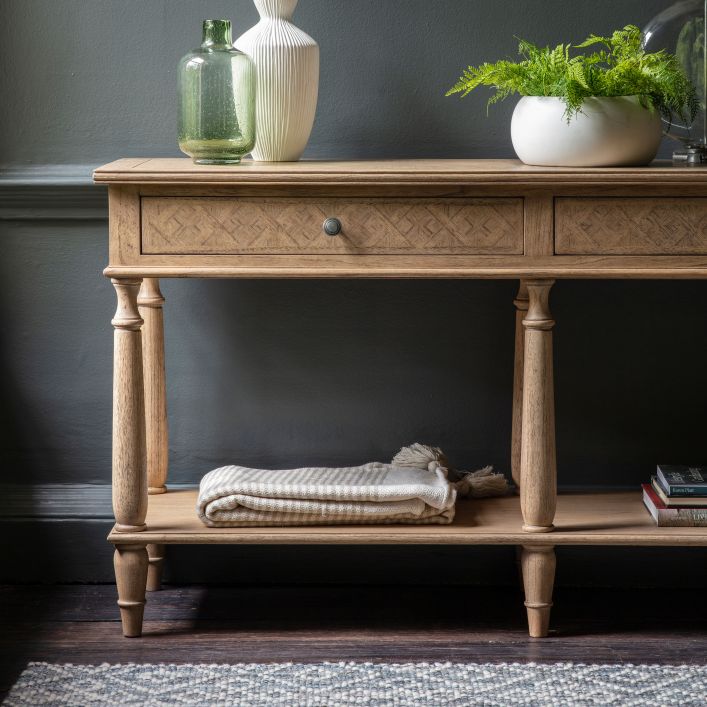 Mustique 2 Drawer Console Table