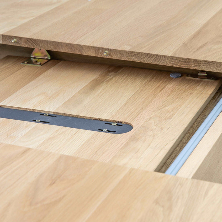 Dorset Oak Round Extending Dining Table