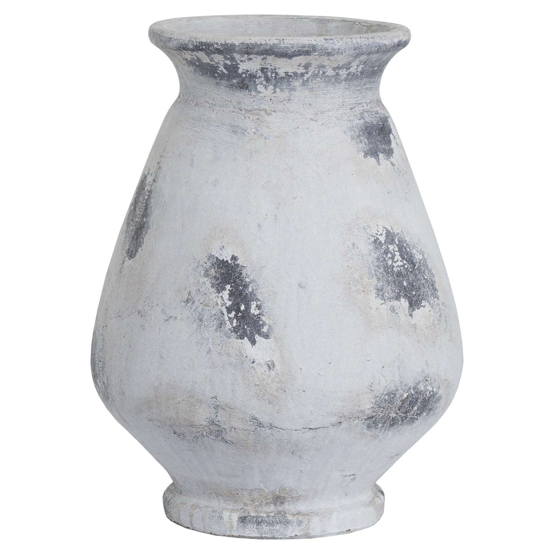 Darcy Large Antique White Vase