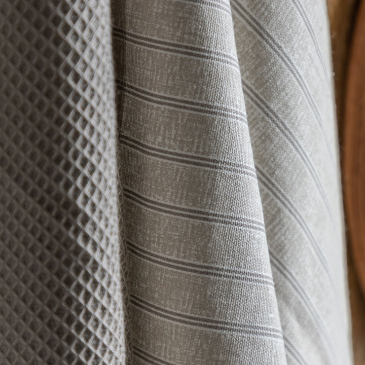 Natural Stripe Tea towel 3pk