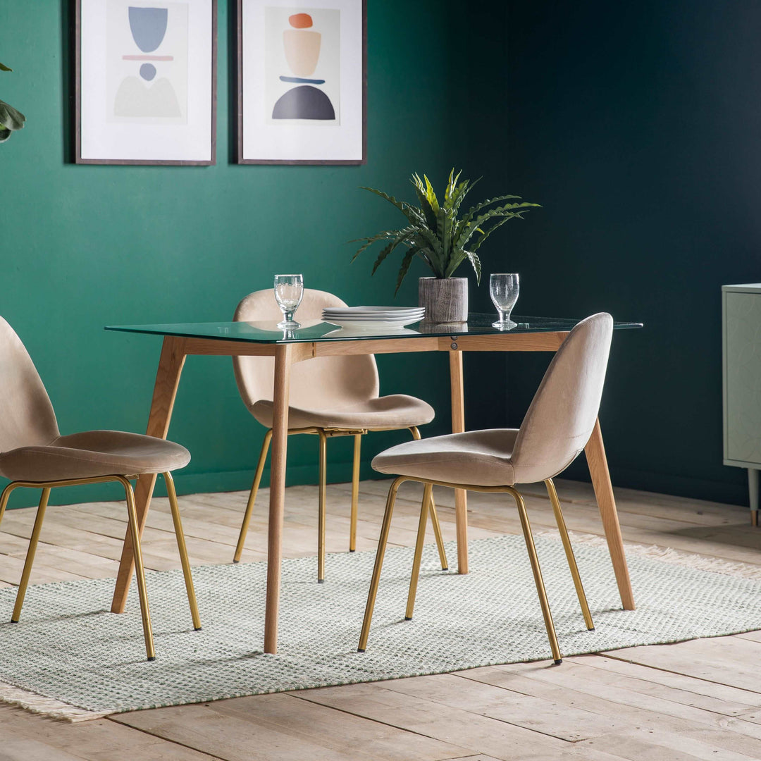 Blair Oak Dining Table