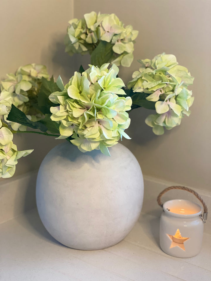 Darcy Globe Stone Vase Small